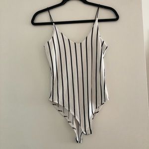 Striped bodysuit